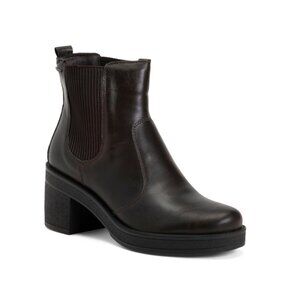 IGI&CO Brown Made In Italy Leather Comfort Booties